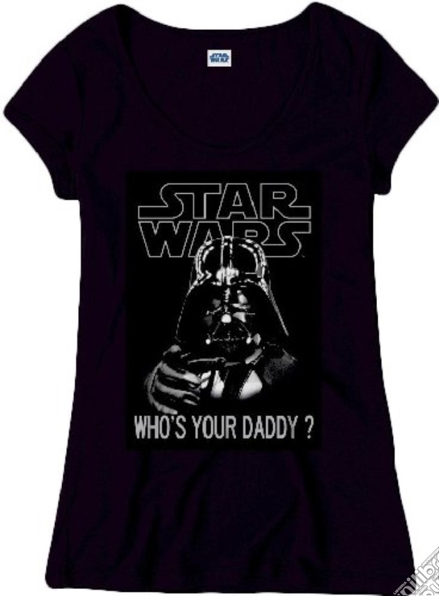 Star Wars - Who'S Your Daddy Black (T-Shirt Donna S) gioco di TimeCity