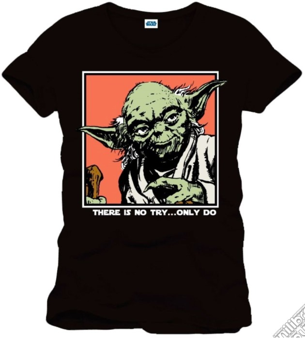 Star Wars - Yoda Icon Black (T-Shirt Uomo XL) gioco di TimeCity