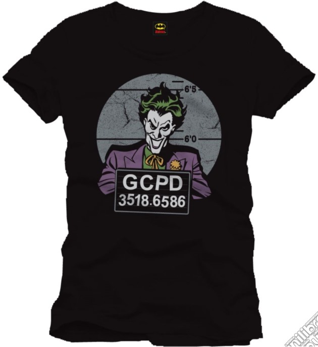 Batman - Joker Arrest Black (T-Shirt Uomo XL) gioco di TimeCity