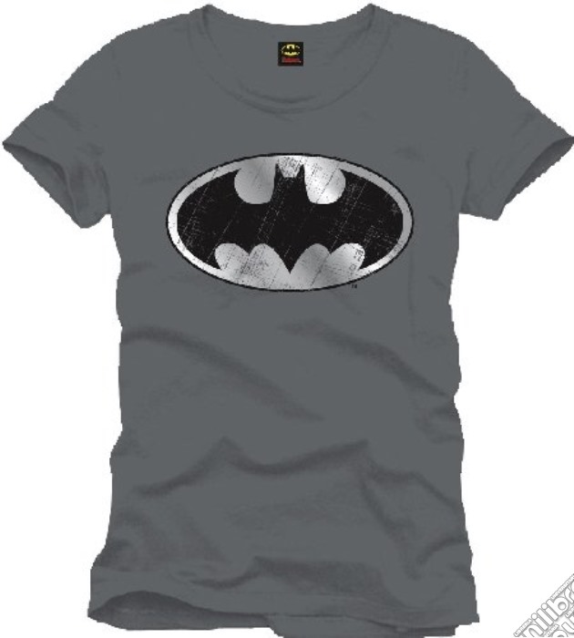 Batman - Cracked Silver Logo (T-Shirt Uomo M) gioco di TimeCity