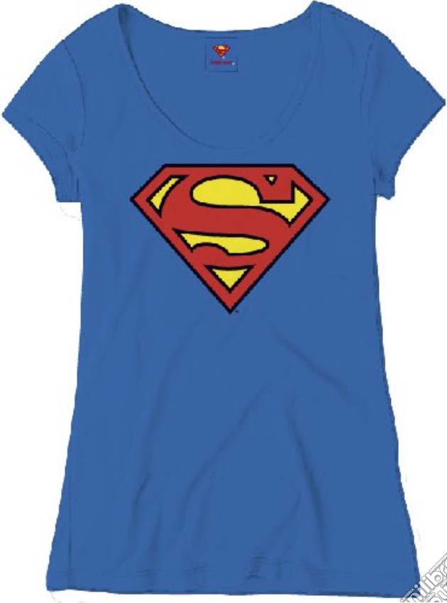 Superman - Classic Logo Cobalt (T-Shirt Donna M) gioco di TimeCity