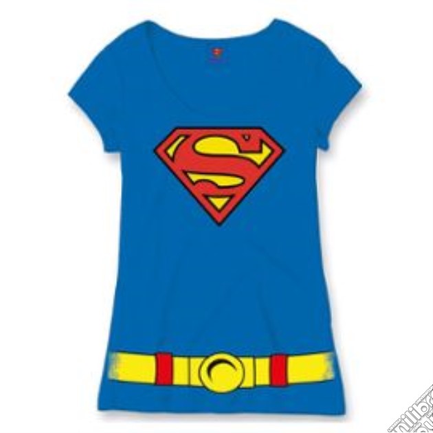 Superman - Logo Costume Cobalt (T-Shirt Donna S) gioco di TimeCity