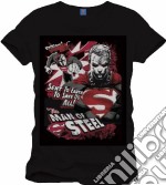 Dc Comics: Superman: Man Of Steel Black (T-Shirt Unisex Tg. S)