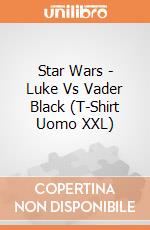 Star Wars - Luke Vs Vader Black (T-Shirt Uomo XXL) gioco di TimeCity