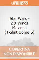 Star Wars - 2 X Wings Melange (T-Shirt Uomo S) gioco di TimeCity