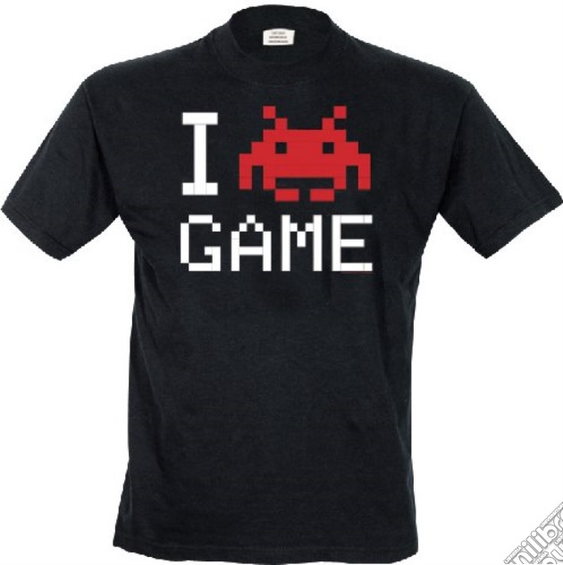 Space Invaders - I Game Black (T-Shirt Uomo S) gioco di TimeCity