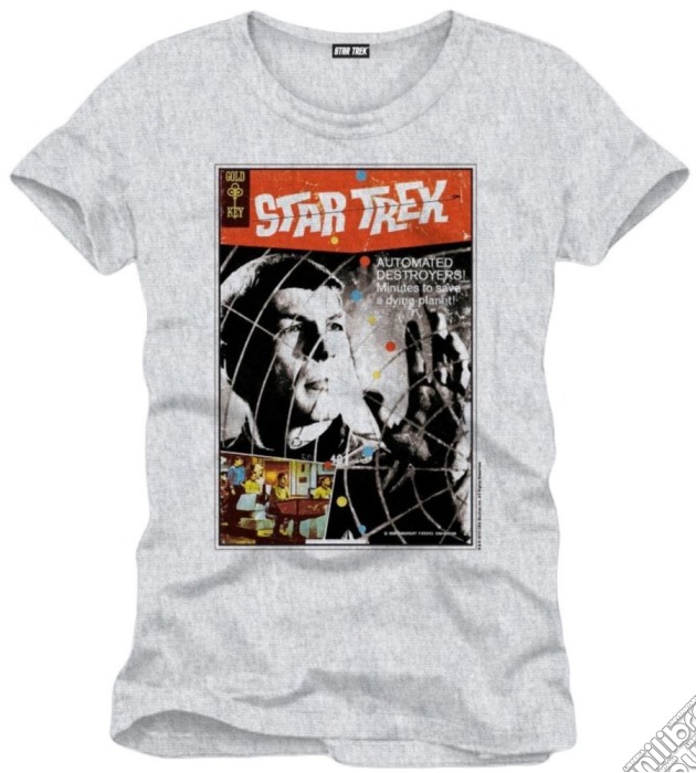 Star Trek - Poster Grey (T-Shirt Uomo S) gioco di TimeCity