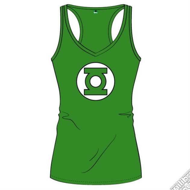 Green Lantern - Green Women's Tanktop (Canotta Donna XL) gioco di TimeCity