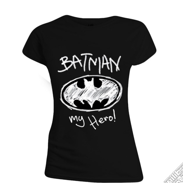 Batman - My Hero! Black (T-Shirt Donna Tg. S) gioco