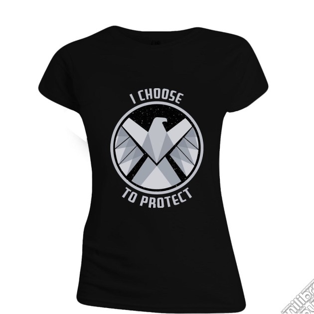 S.H.I.E.L.D. - I Choose To Protect Black (T-Shirt Donna Tg. M) gioco