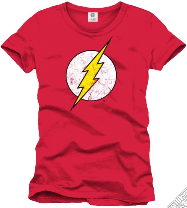 Flash - Cracked Logo Red (T-Shirt Uomo S) gioco di TimeCity