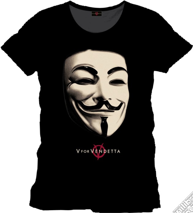 V For Vendetta - Anonymous (T-Shirt Uomo S) gioco di TimeCity