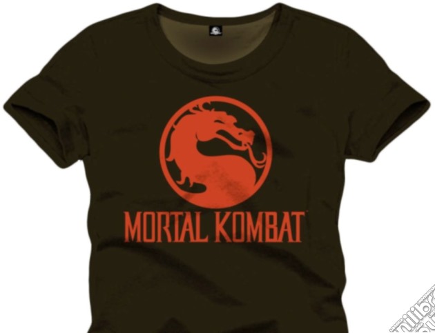 Mortal Kombat - Dragon Logo Black (T-Shirt Uomo XL) gioco di TimeCity