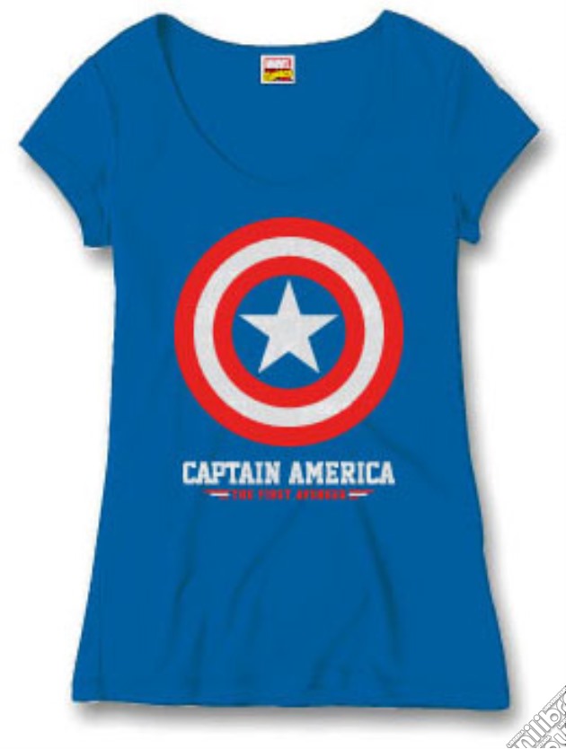 Captain America - Silver Shield Foil Printed (T-Shirt Donna XL) gioco di TimeCity