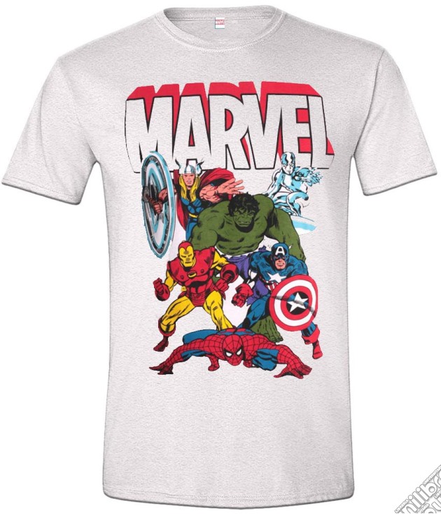 Marvel - Superheroes (T-Shirt Uomo S) gioco di TimeCity