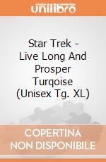 Star Trek - Live Long And Prosper Turqoise (Unisex Tg. XL) gioco