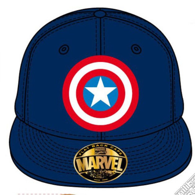 Captain America - Shield Cap Navy (Cappellino Unisex) gioco di TimeCity