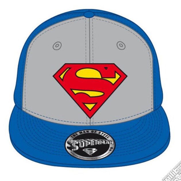 Superman - Cobalt-Grey Logo Cap (Cappellino Unisex) gioco di TimeCity