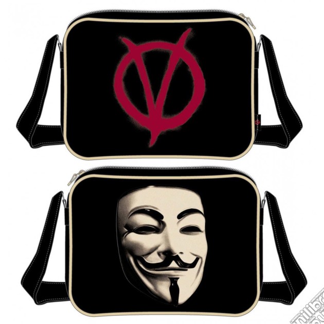 V For Vendetta - Anonymous Messenger Bag (Borsa A Tracolla) gioco di TimeCity