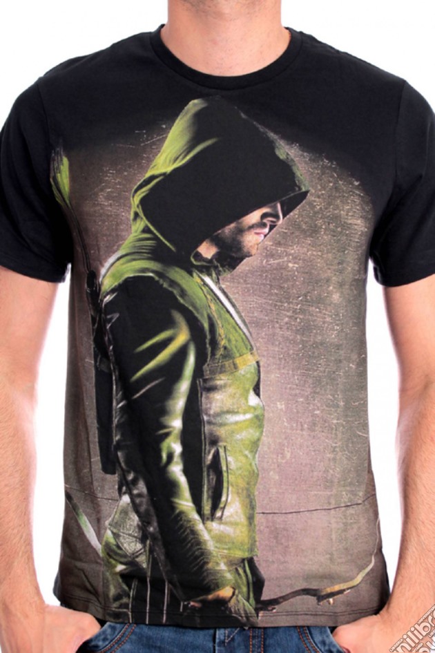 Arrow - The Hooded Archer (T-Shirt Uomo S) gioco di TimeCity