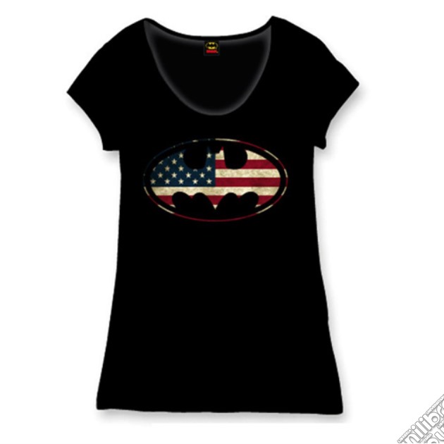 Batman - Batman Usa Girls (T-Shirt Donna L) gioco di TimeCity