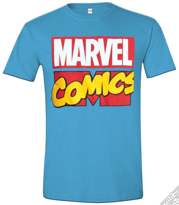 Marvel - Marvel Comics Logo (T-Shirt Uomo S) gioco di TimeCity