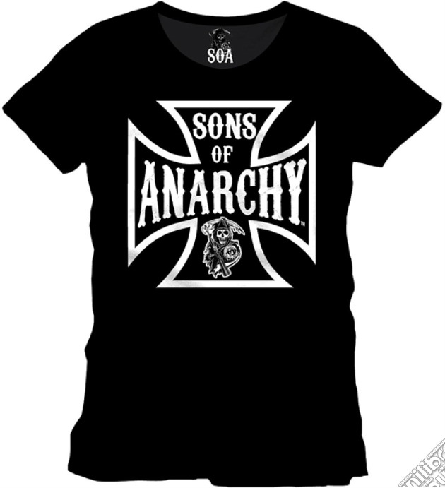 Sons Of Anarchy - Reaper Cross (T-Shirt Uomo S) gioco di TimeCity