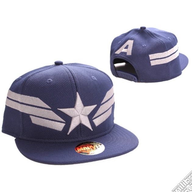 Captain America - Silver Star And Stripes Cap (Cappellino Unisex) gioco di TimeCity