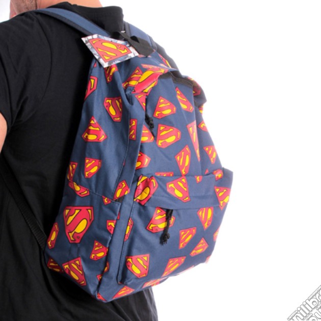 Superman - Pattern Logo Backpack (Zaino) gioco di TimeCity