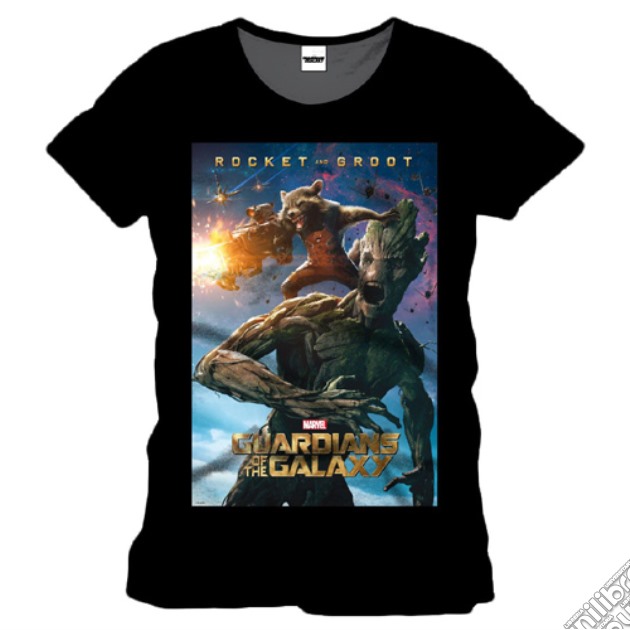 Guardians Of The Galaxy - Rocket And Groot (T-Shirt Uomo S) gioco di TimeCity