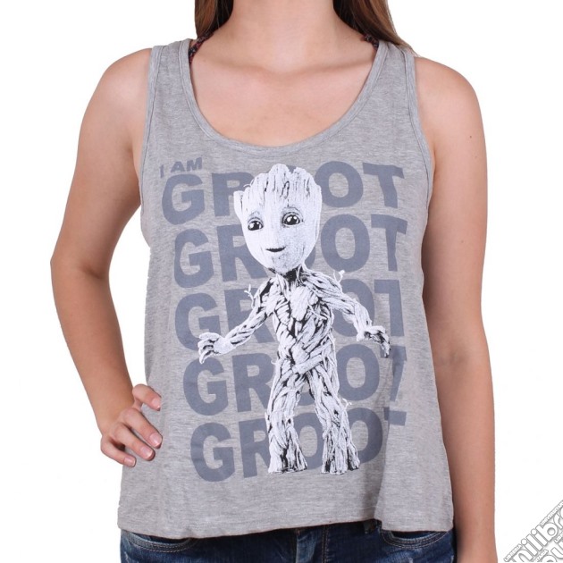 Guardians Of The Galaxy - Groot Groot Groot Heather Grey (Canotta Donna Tg. L) gioco