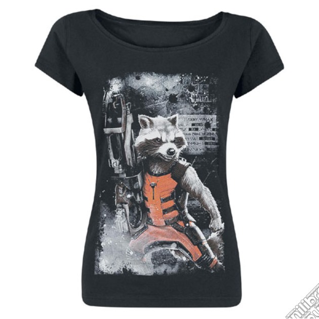Guardians Of The Galaxy - Rocket Raccoon Girls (T-Shirt Donna M) gioco di TimeCity