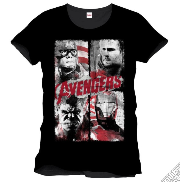 Avengers - Retro Poster (T-Shirt Uomo L) gioco di TimeCity