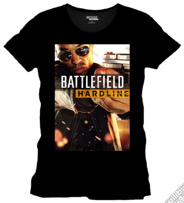 Battlefield Hardline - Basic Poster Black (T-Shirt Uomo S) gioco di TimeCity