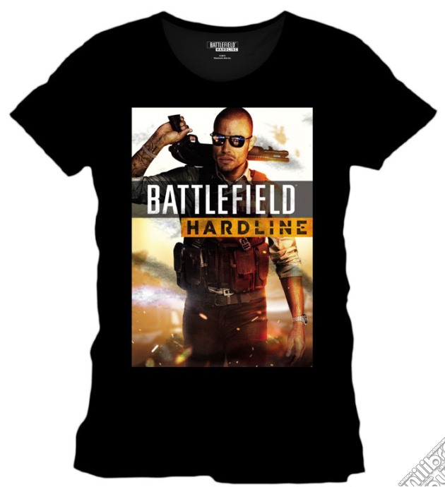 Battlefield Hardline - Hardline Challenger Black (T-Shirt Uomo S) gioco di TimeCity