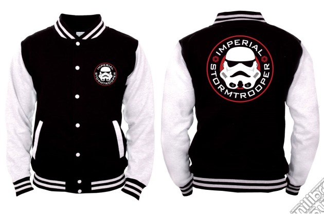 Star Wars - Imperial Stormtrooper - Nero / Bianco (College Jacket Tg. XL) gioco di TimeCity