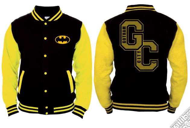 Batman - Gotham City - Nero / Giallo (College Jacket Tg. XL) gioco di TimeCity