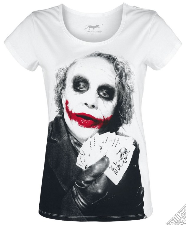 Batman - Joker Poker White (T-Shirt Donna Tg. 2XL) gioco