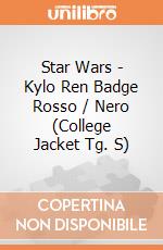 Star Wars - Kylo Ren Badge Rosso / Nero (College Jacket Tg. S) gioco