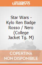 Star Wars - Kylo Ren Badge Rosso / Nero (College Jacket Tg. M) gioco