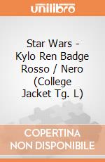 Star Wars - Kylo Ren Badge Rosso / Nero (College Jacket Tg. L) gioco