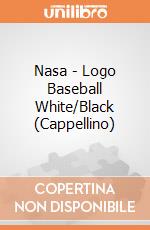 Nasa - Logo Baseball White/Black (Cappellino) gioco