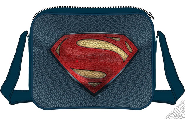 Batman Versus Superman - Superman Logo Messenger Bag Blue/Black (Borsa A Tracolla) gioco di TimeCity
