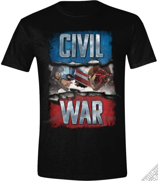 Captain America - Civil War - Civil War Cover Black (Unisex Tg. S) gioco