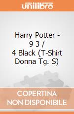 Harry Potter - 9 3 / 4 Black (T-Shirt Donna Tg. S) gioco