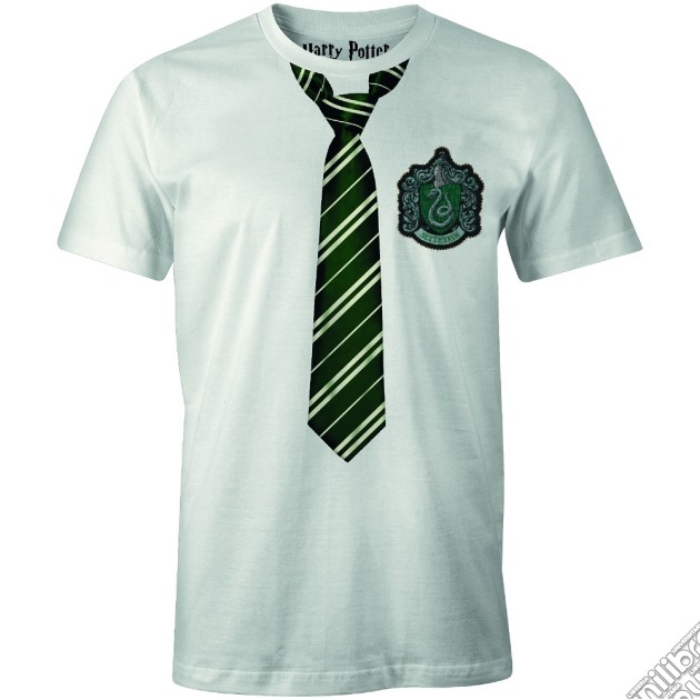 Harry Potter - Slytherin Suit White (T-Shirt Unisex Tg. L) gioco