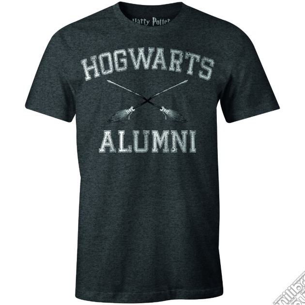 Harry Potter - Hogwarts Alumni Anthracite Melange (T-Shirt Unisex Tg. XL) gioco
