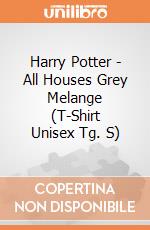 Harry Potter - All Houses Grey Melange (T-Shirt Unisex Tg. S) gioco