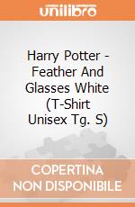 Harry Potter - Feather And Glasses White (T-Shirt Unisex Tg. S) gioco