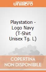 Playstation - Logo Navy (T-Shirt Unisex Tg. L) gioco